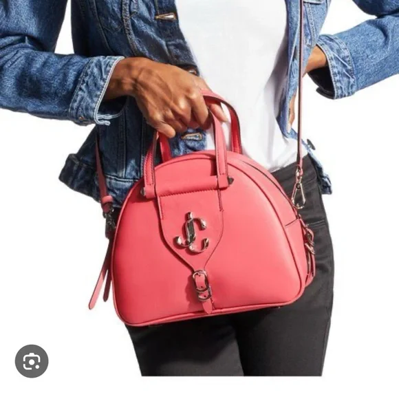 Jimmy Choo New With Tags Bowling bag in pink (bubble color). - Picture 2 of 7